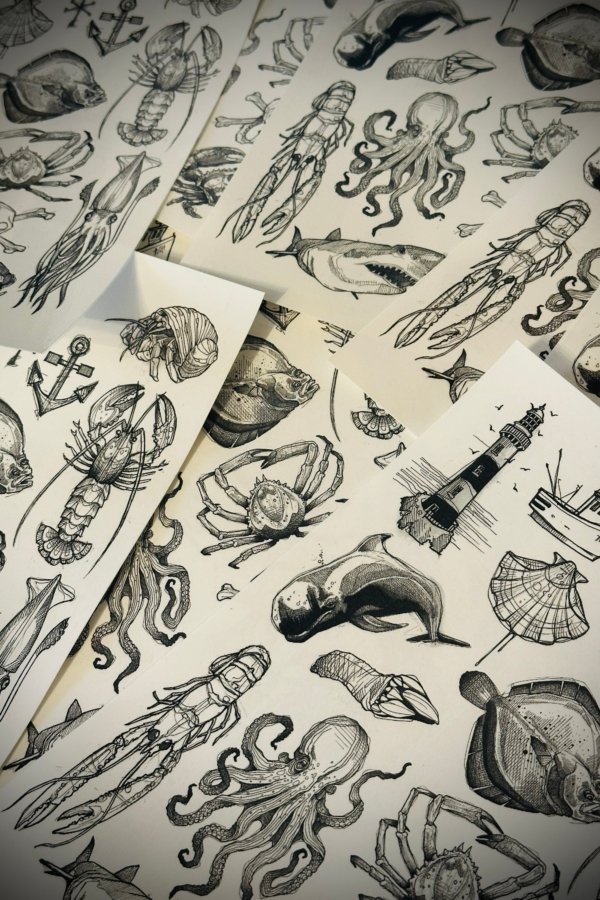 Décalcomanies Tiny Sailor