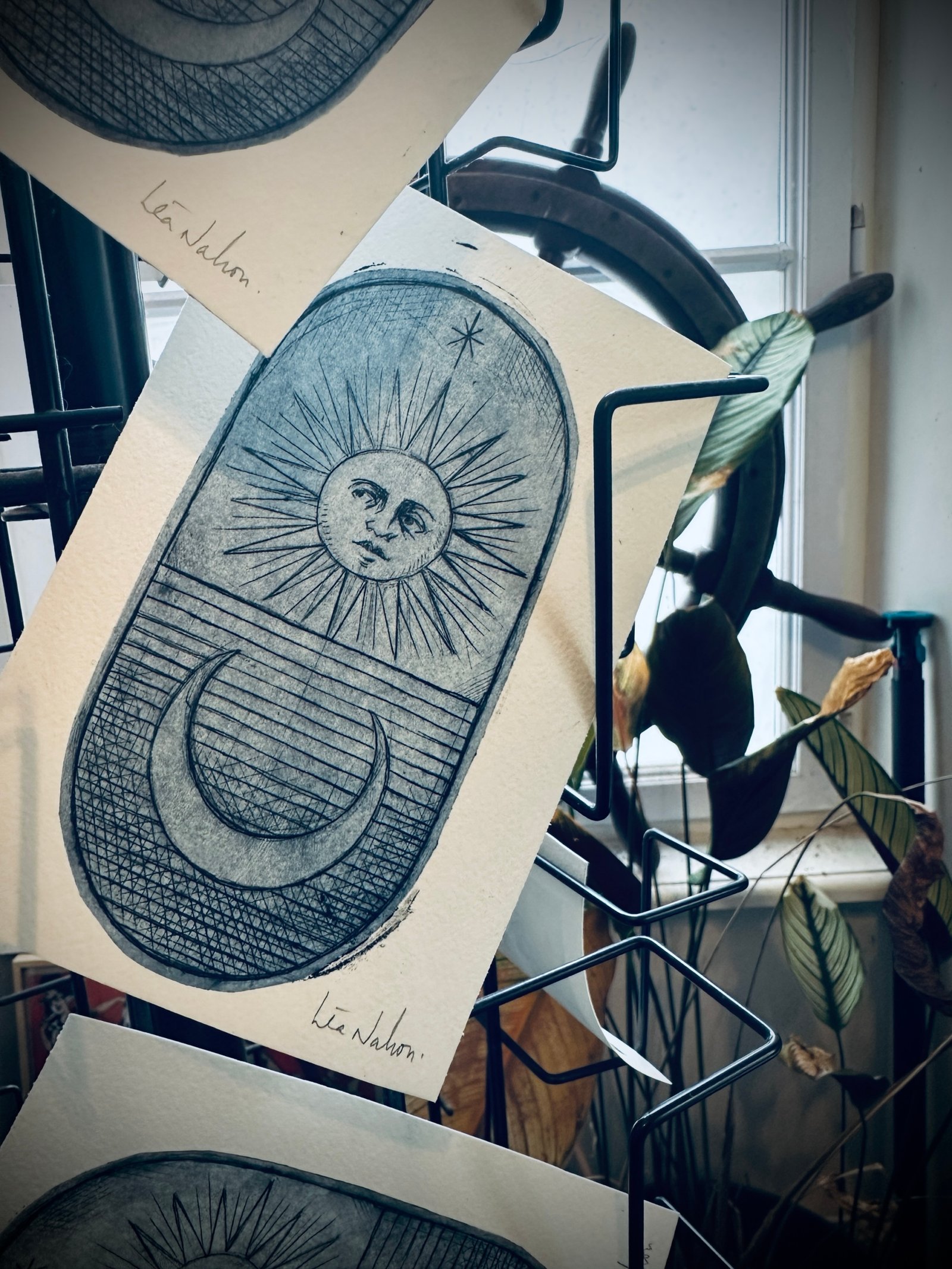 Gravure "Sun and Moon" – Image 2